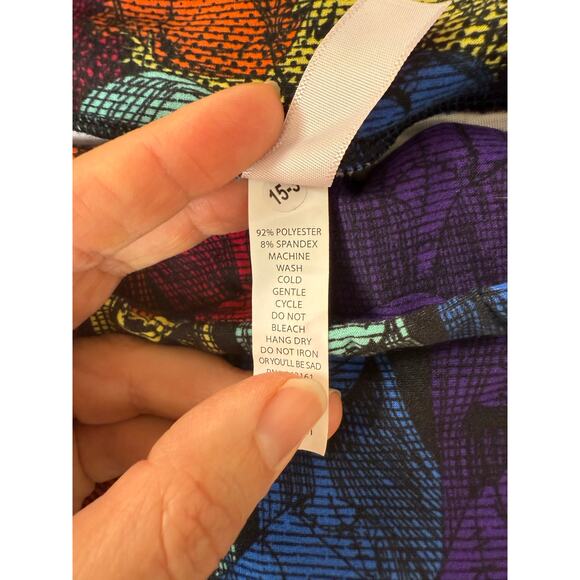 Lot of 2 Disney x LuLaRoe Nightmare Before Christmas Jack / Sally Leggings OSFM* - Picture 7 of 16